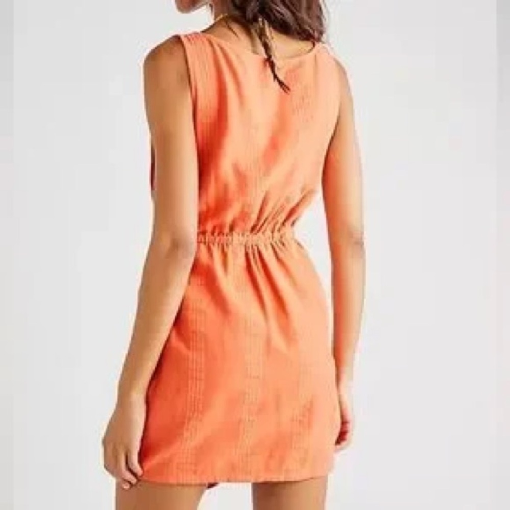 FREE PEOPLE Orange Mini Dress - Picture 3 of 6